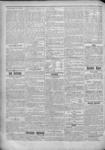 22/12/1895 - La Franche-Comté : journal politique de la région de l'Est