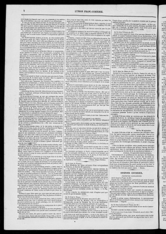 25/09/1867 - L'Union franc-comtoise [Texte imprimé]