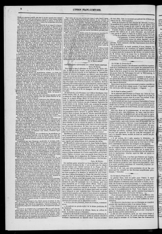 28/02/1868 - L'Union franc-comtoise [Texte imprimé]
