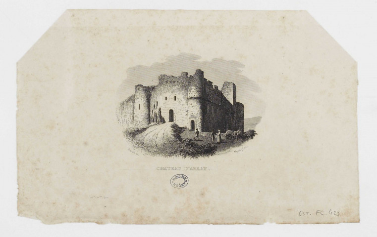 Chateau d'Arlay [estampe] / Rauch del., Nyon je, sc. , [S.l.] : [s.l.], [1700-1799]