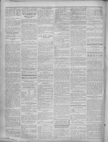 08/11/1919 - La Dépêche républicaine de Franche-Comté [Texte imprimé]