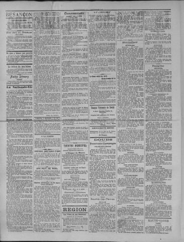 03/03/1922 - La Dépêche républicaine de Franche-Comté [Texte imprimé]