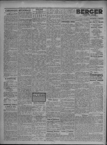 25/06/1931 - Le petit comtois [Texte imprimé] : journal républicain démocratique quotidien