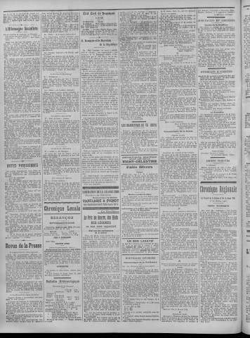 31/08/1911 - La Dépêche républicaine de Franche-Comté [Texte imprimé]