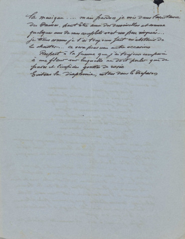 Brouillon et discours manuscrits ; banquet de Sainte-Cécile ; par Emile Jacquemin.