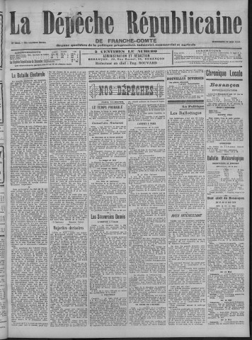17/05/1914 - La Dépêche républicaine de Franche-Comté [Texte imprimé]