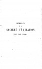 01/01/1869 - Mémoires de la Société d'émulation du Doubs [Texte imprimé]