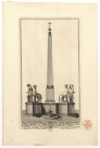 Obélisque du Quirinal, qui se trouvait à l'entrée du masolée d'Auguste, décoré des deux statues des Dioscures [image fixe] / Gioacchino Filidonj D.D.D. , 1700/1790