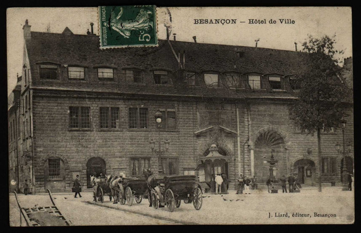 Besançon - Besançon-les-Bains - L'Hôtel de Ville (monument historique). [image fixe] , Macon : Combier Imp. Macon - CIM, 1907/1930