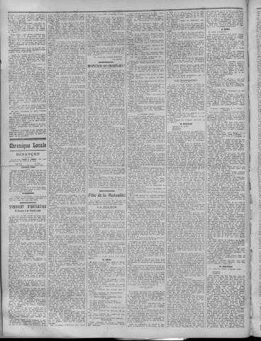 01/07/1912 - La Dépêche républicaine de Franche-Comté [Texte imprimé]
