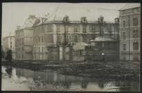 MAUVILLIER, Emile. Besançon. Inondations janvier 1910, avenue Elisée-Cusenier, caserne Lyautey
