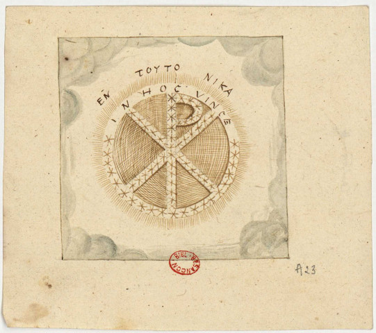 Chrisme (monogramme chrétien) [image fixe] , [S.l.] : [s.n.], [circa 1650]