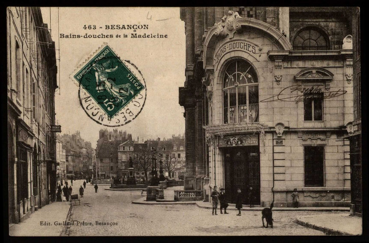 Besançon. - Bains Douches de la Madeleine [image fixe] , Besançon : Edit. L. Gaillard-Prêtre, 1904/1912