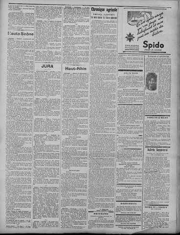 16/02/1929 - La Dépêche républicaine de Franche-Comté [Texte imprimé]
