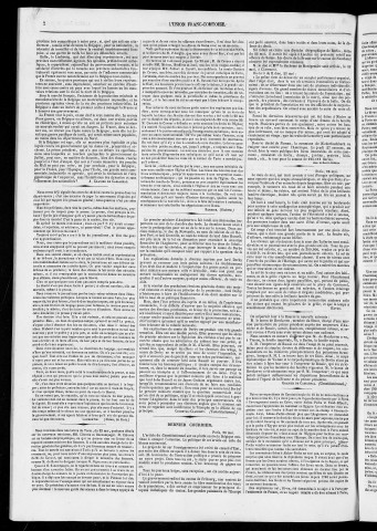 29/05/1852 - L'Union franc-comtoise [Texte imprimé]