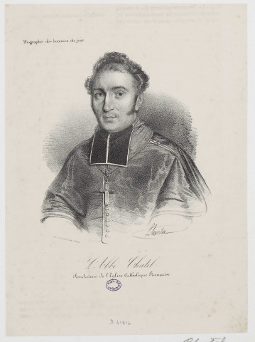 L'Abbé Chatel, Fondateur de l'Eglise Catholique Française [image fixe] / J. Lanta  ; Imp. d'Aubert et de Junca 1800/1899
