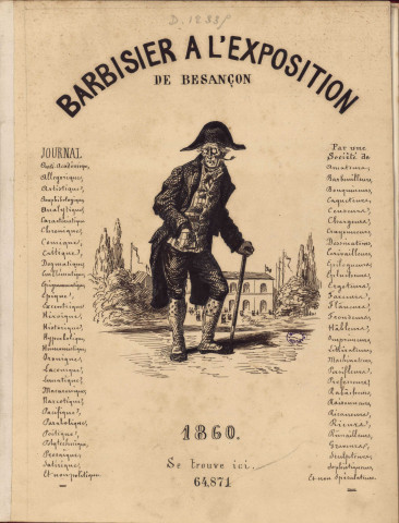 Barbisier à l'Exposition universelle de Besançon en 1860