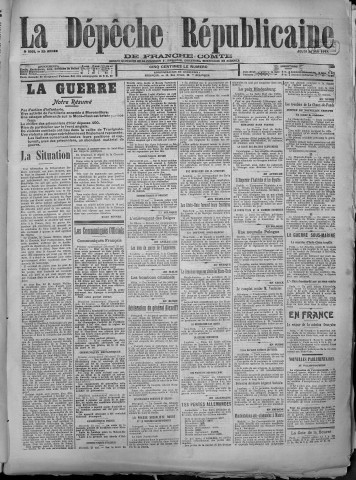 24/05/1917 - La Dépêche républicaine de Franche-Comté [Texte imprimé]