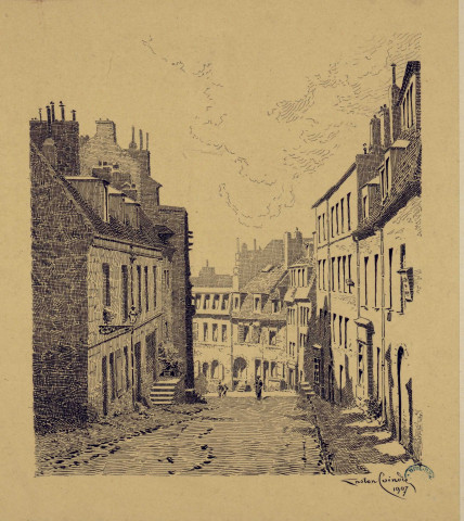 La rue de Chartres d'en haut
