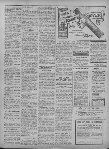 01/06/1920 - La Dépêche républicaine de Franche-Comté [Texte imprimé]