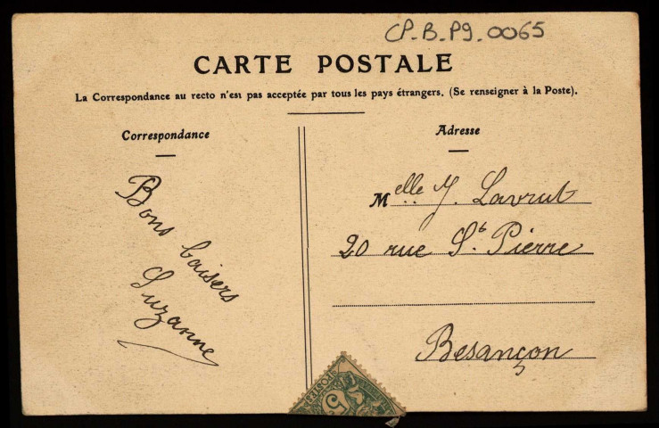 Environs de Besançon - La Cascade du Bout du Monde à Beure [image fixe] , Besançon : J. Liard édit., 1904/1906