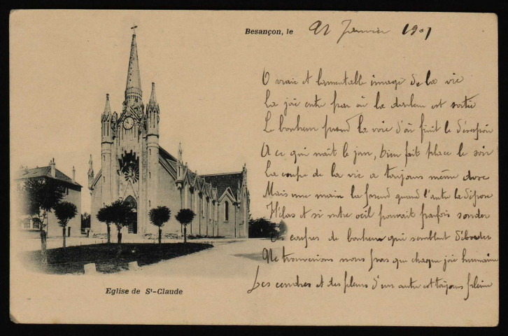 Besançon. - Eglise de St-Claude [image fixe] , Besançon, 1897/1901