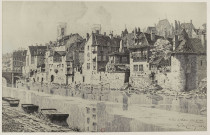 Le quai de Battant démoli en1865 Besançon [estampe] / Gaston Coindre, 1883 , 1883