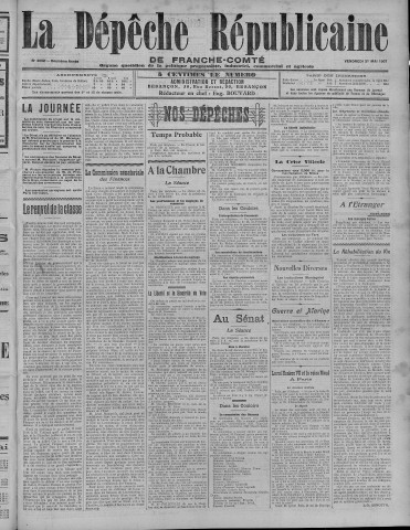 31/05/1907 - La Dépêche républicaine de Franche-Comté [Texte imprimé]
