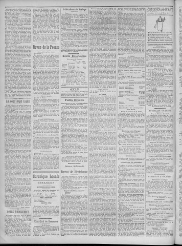 23/12/1911 - La Dépêche républicaine de Franche-Comté [Texte imprimé]