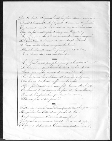 Ms 2921 - Documents concernant la jeunesse de Catherine Proudhon