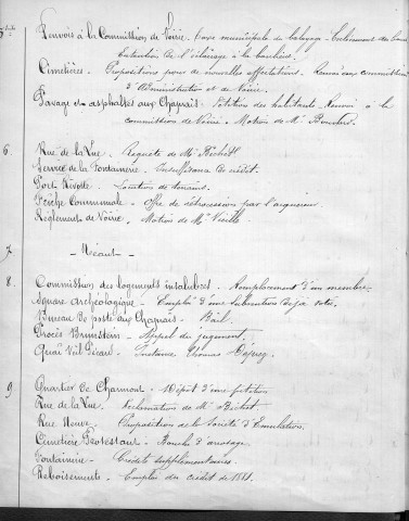 Registre des délibérations du Conseil municipal pour l'année 1881 (imprimé)