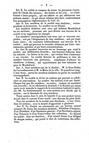 01/01/1852 - Compte rendu général des travaux de la Société scientifique et médicale de Montbéliard [Texte imprimé]