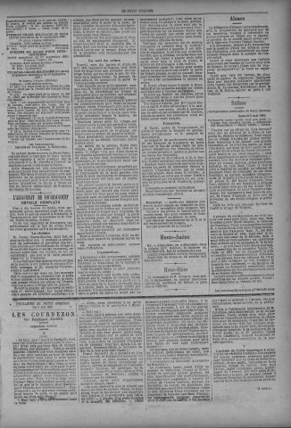 04/05/1885 - Le petit comtois [Texte imprimé] : journal républicain démocratique quotidien