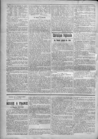 28/08/1891 - La Franche-Comté : journal politique de la région de l'Est
