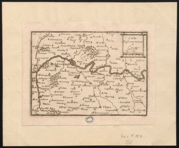 Carte du gouvernement de Gray. R. D. f. A. D. Perelle sculp. Echelle de 5 quarts de l. [Document cartographique]