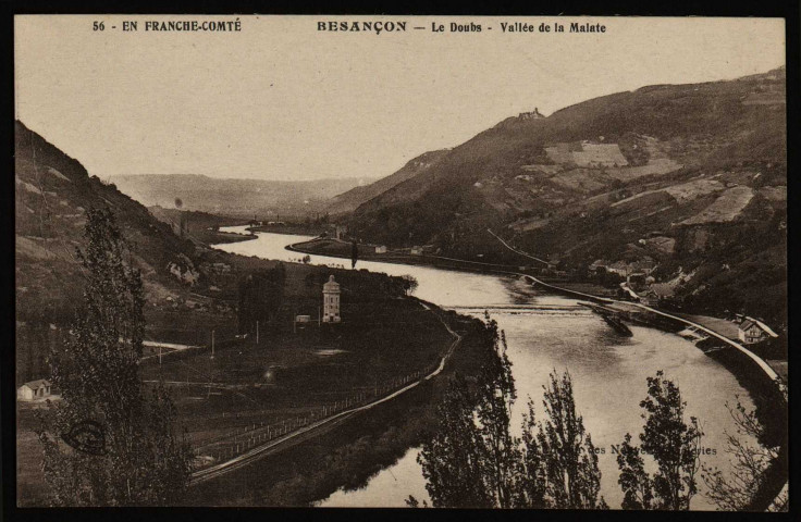 Besançon - Le Doubs - Vallée de la Malate [image fixe] , Besançon ; Dijon : Edition des Nouvelles Galeries : Bauer-Marchet et Cie, 1904/1916