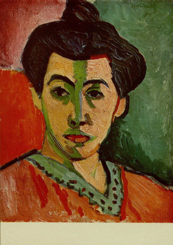 Ms Z 639-1624 - Carte postale de Henri Matisse adressée à Adèle et George Besson, datée de 1950 (vœux de bonne année pour 1951 ?)