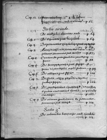 Ms Chiflet 158 - « Ars scutariae imaginis, ad candidatos bonarum artium adolescentes », auctore Joanne Jacobo Chifletio (1628)