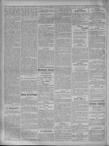 19/08/1910 - La Dépêche républicaine de Franche-Comté [Texte imprimé]