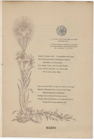 Angèle Saillard, 24 septembre 1870-25 mars 1884 / le Dr Léon Chapoy