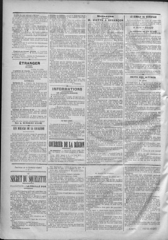 31/07/1888 - La Franche-Comté : journal politique de la région de l'Est