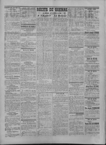 25/03/1916 - La Dépêche républicaine de Franche-Comté [Texte imprimé]