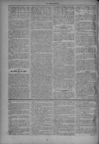 18/10/1883 - Le petit comtois [Texte imprimé] : journal républicain démocratique quotidien