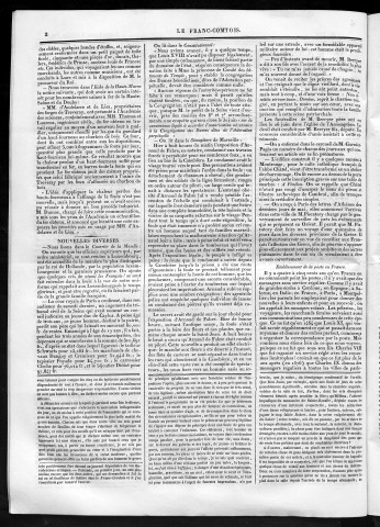 05/07/1841 - Le Franc-comtois - Journal de Besançon et des trois départements