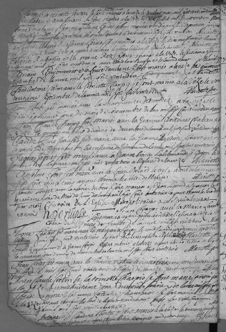 Paroisse de La Vèze : baptêmes (naissances), mariages, sépultures (décès) (1708-1731)