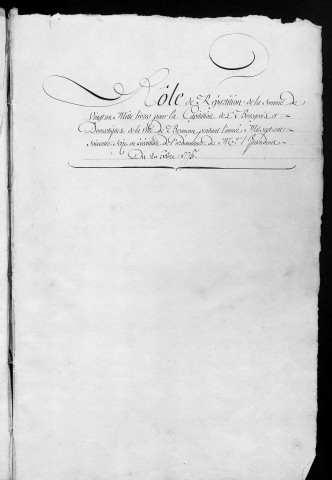 Registre de Capitation pour l'année 1776