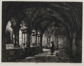 [Petite fille dans le cloître de l'abbaye de Montbenoit] [estampe] / [par] Gaston Coindre 1874 d'après Isenbart , [S.l.] : [s.n.], 1874