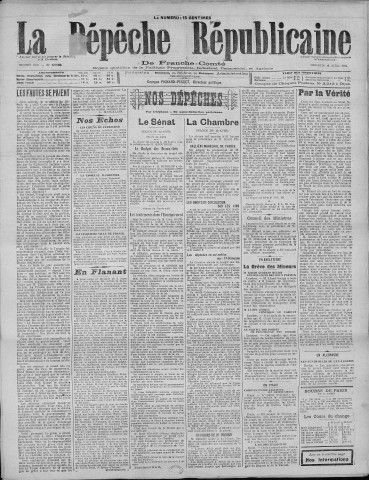 13/04/1921 - La Dépêche républicaine de Franche-Comté [Texte imprimé]