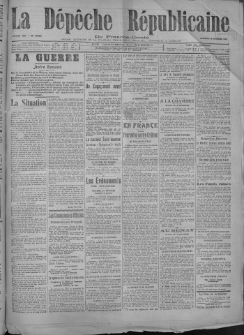 19/12/1917 - La Dépêche républicaine de Franche-Comté [Texte imprimé]