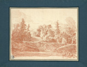 50 - Temple dans des jardins , [France : Paris], [vers 1775-1777]